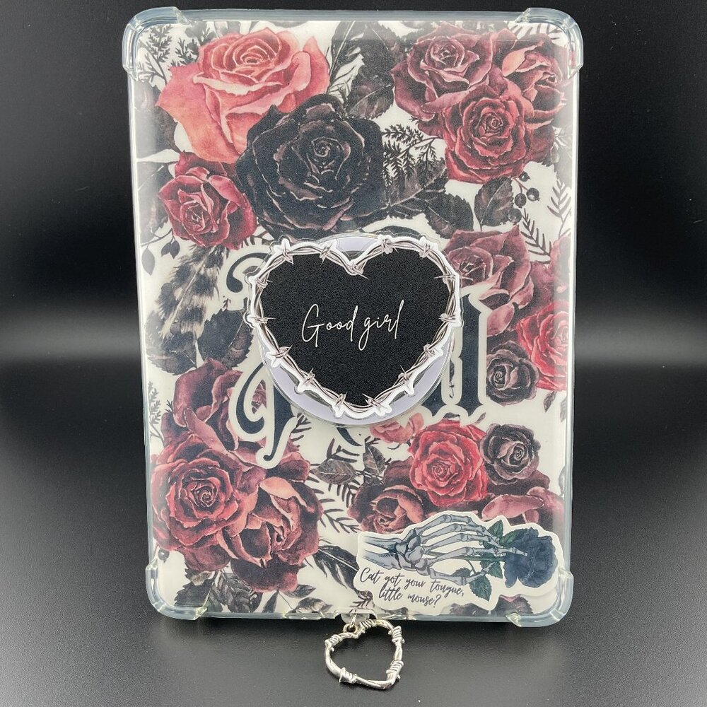 Kindle Haunting Adeline Bundle; Clear Mag Case, Insert, Grip, Dust Plug, Sticker